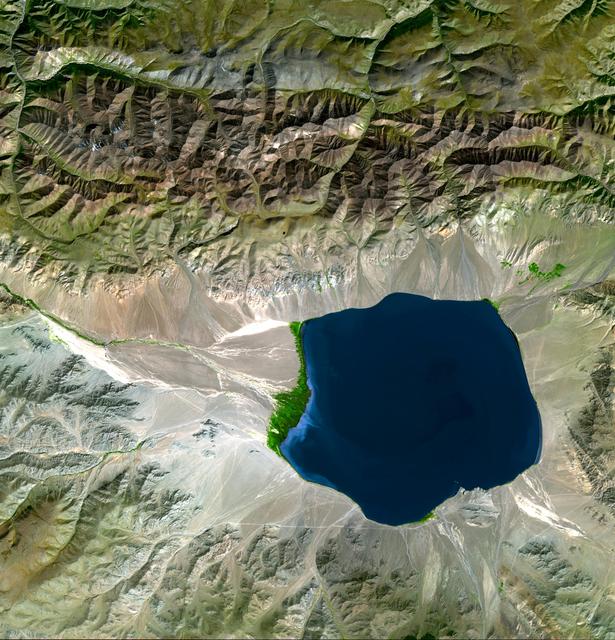 NASA image: Uvs Nuur, Mongolia