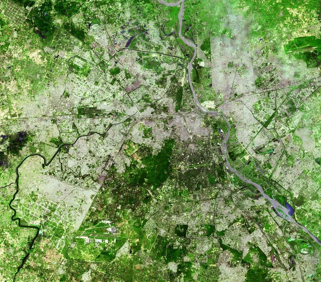 NASA image: Delhi, India