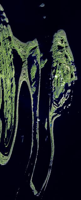 NASA image: Belcher Islands, Canada