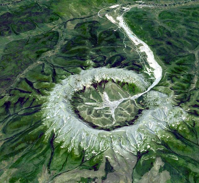 NASA image: Kondyor Massif, Russia