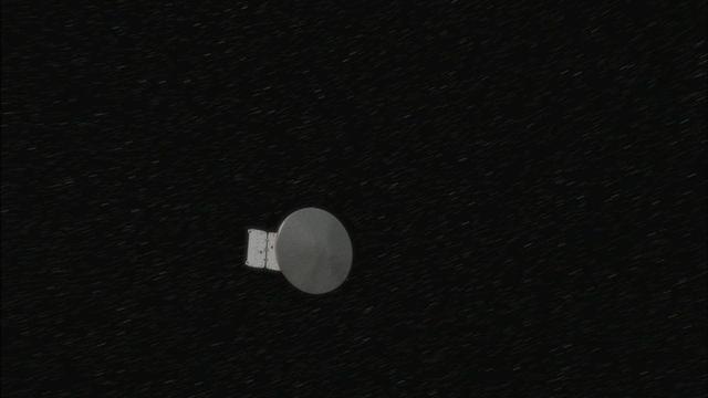 This artist conception shows NASA Phoenix Mars Lander during its more than 9-month journey to Mars.