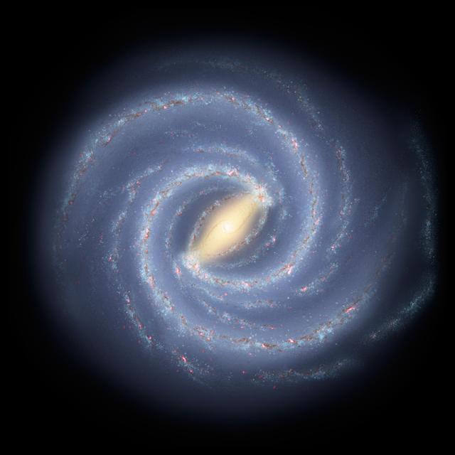 NASA image: Our Milky Way Gets a Makeover  Artist Concept