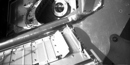 NASA image: First TEGA Oven is Ready to Accept a Sample