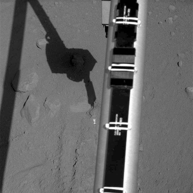 NASA image: Digging Movie from Phoenix Sol 18