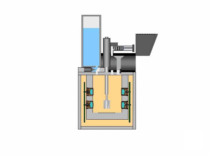 This is an illustration of soil analysis on NASA Phoenix Mars Lander Wet Chemistry Lab WCL on board the Microscopy, Electrochemistry, and Conductivity Analyzer MECA instrument.