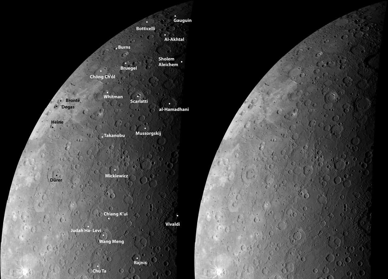 Mercury Craters from a New Perspective