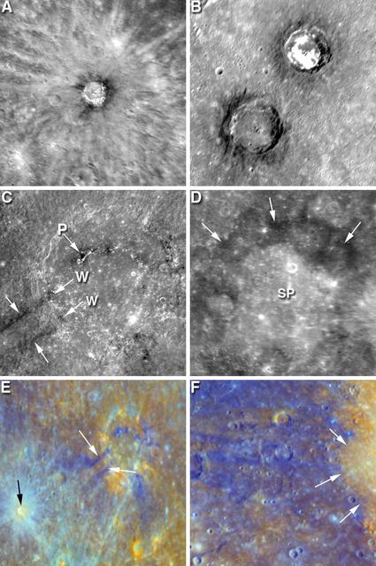 NASA image: A Closer Look at Albedo and Color Variations on Mercury