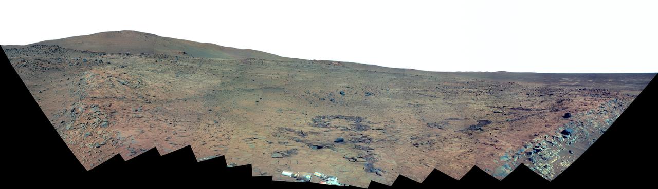 Southern Half of Spirit Bonestell Panorama False Color