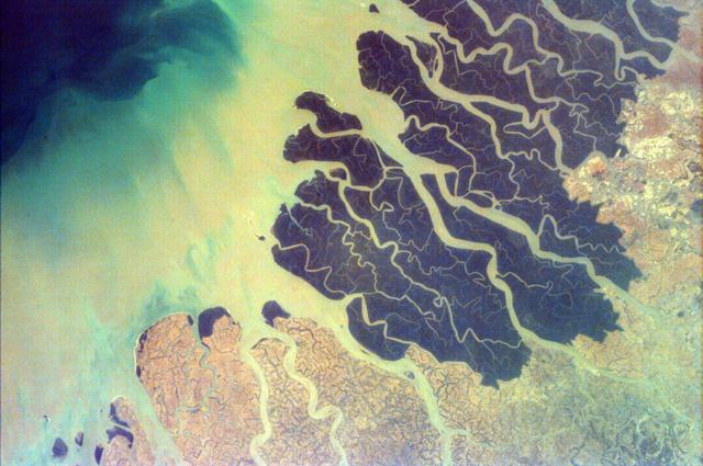NASA image: Ganges River Delta