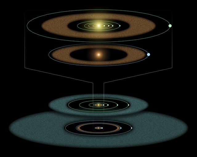 Young Solar System in the Making  Artist Concept