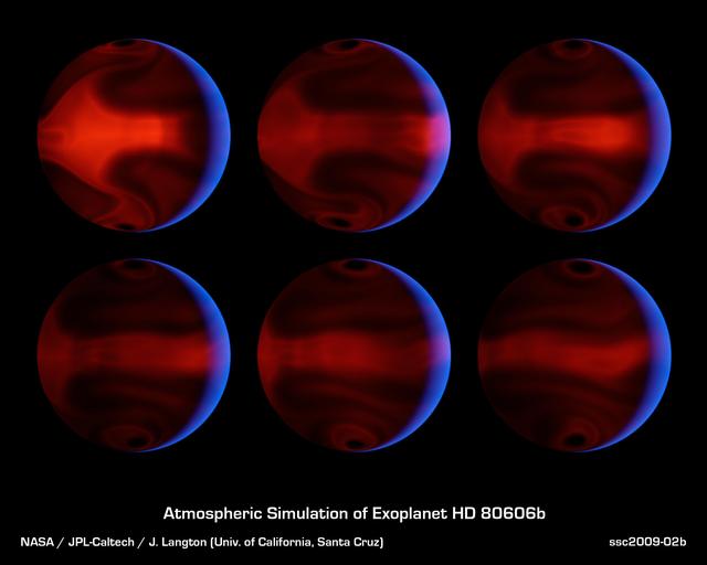 NASA image: Severe Exoplanetary Storm