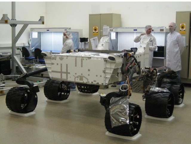 NASA image: Next NASA Mars Rover Gets Its Wheels