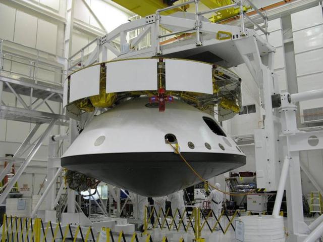 NASA image: Mars Science Laboratory Spacecraft Assembled for Testing