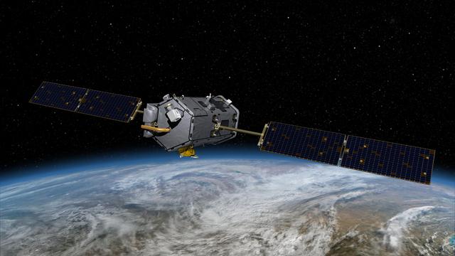 NASA image: Artist Concept of the Orbiting Carbon Observatory