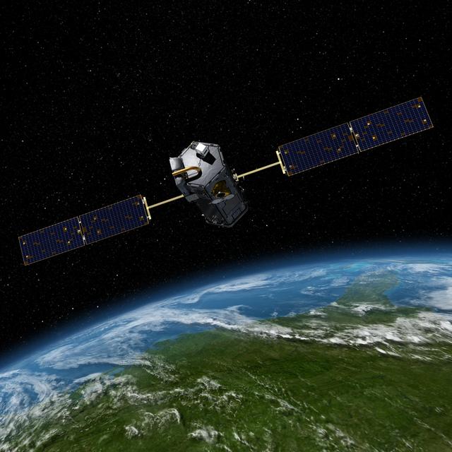 NASA image: Artist Concept of the Orbiting Carbon Observatory