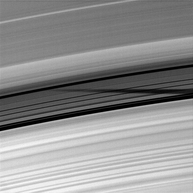 NASA image: Shadow in the Cassini Division