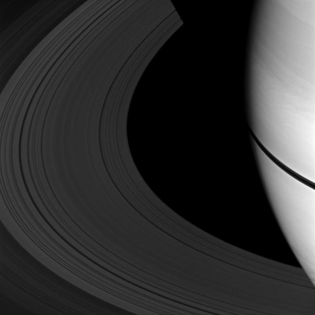 NASA image: Narrowing Ring Shadow