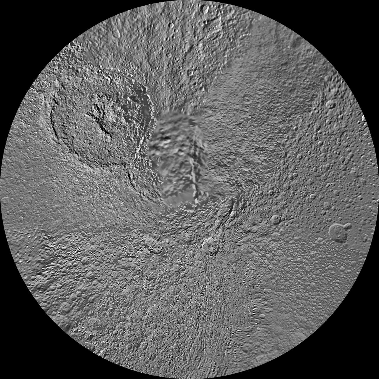 Tethys Polar Maps - February 2010