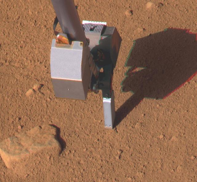 NASA image: Conductivity Probe Inserted in Martian Soil, Sol 46