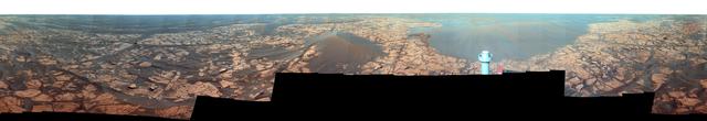 NASA image: Full-Circle Santorini Panorama from Opportunity False Color