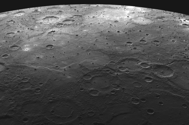 NASA image: Volcanism on Mercury