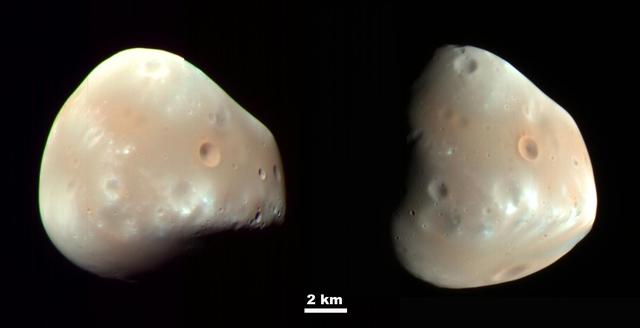 NASA image: Martian Moon Deimos in High Resolution