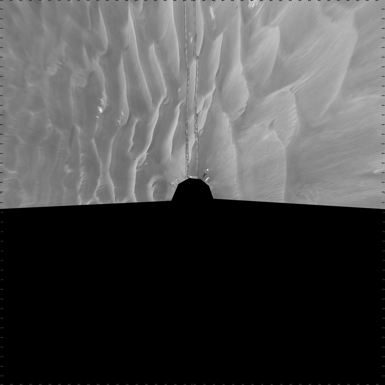 Opportunity Surroundings on Sol 1798 Vertical