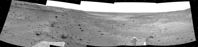 NASA image: New Record Five-Wheel Drive, Spirit Sol 1856