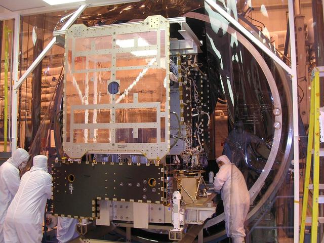 NASA image: Dawn Spacecraft Moved into Thermal Vacuum Chamber