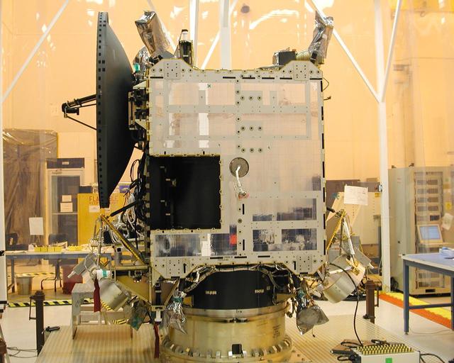 NASA image: Dawn Spacecraft After Installation of High Gain Antenna
