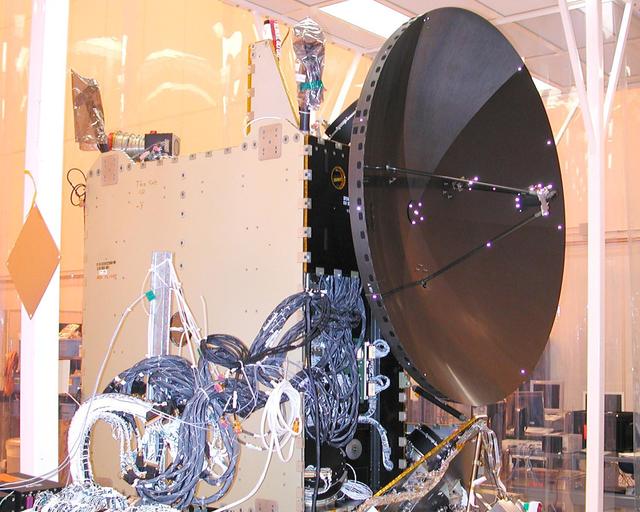 NASA image: Dawn Spacecraft After Installation of High Gain Antenna