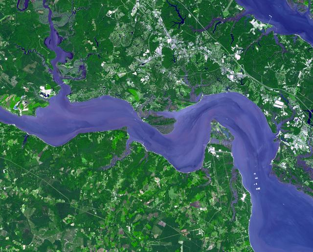 NASA image: Jamestown, VA