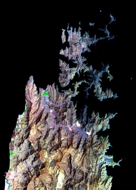 NASA image: Musandam Penisnula, Oman