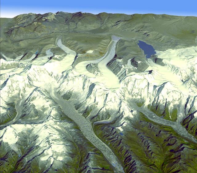 NASA image: Himalayan Glaciers in Bhutan