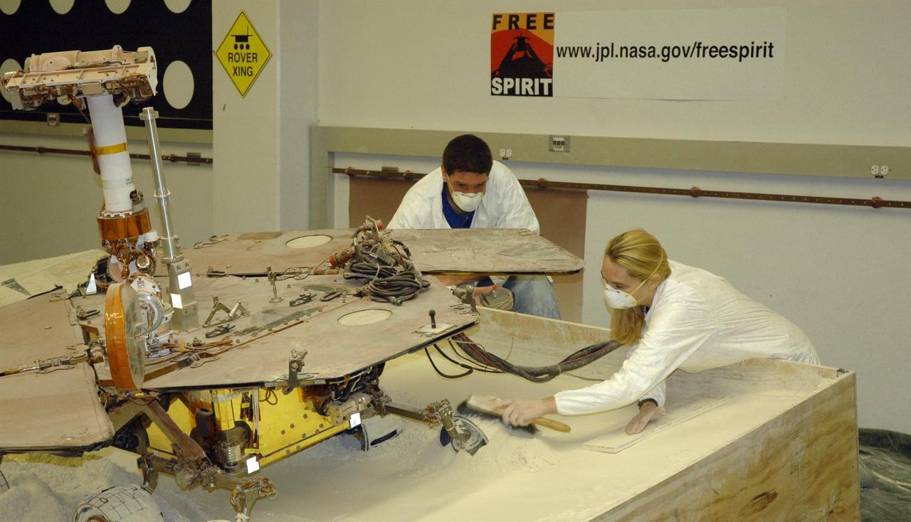 NASA Mars Exploration Rover team members continued longer-duration test runs this week, driving the test rover forward and uphill in a crab-like position. These long-duration drives will continue through the end of next week.