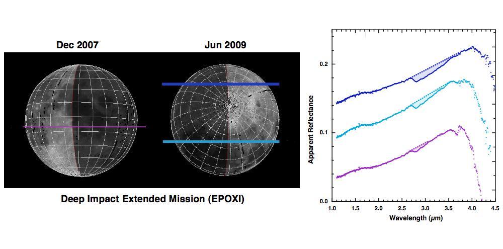 This image shows comet Tempel 1 six minutes before it ran over NASA Deep Impact probe at 10:52 a.m. Pacific time, July 3 1:52 a.m. Eastern time, July 4, 2005.