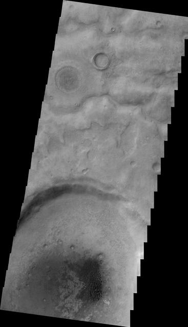 NASA image: Dunes in Aonia Terra