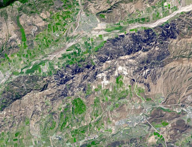 NASA image: Guiberson Fire, Ventura County, Calif.