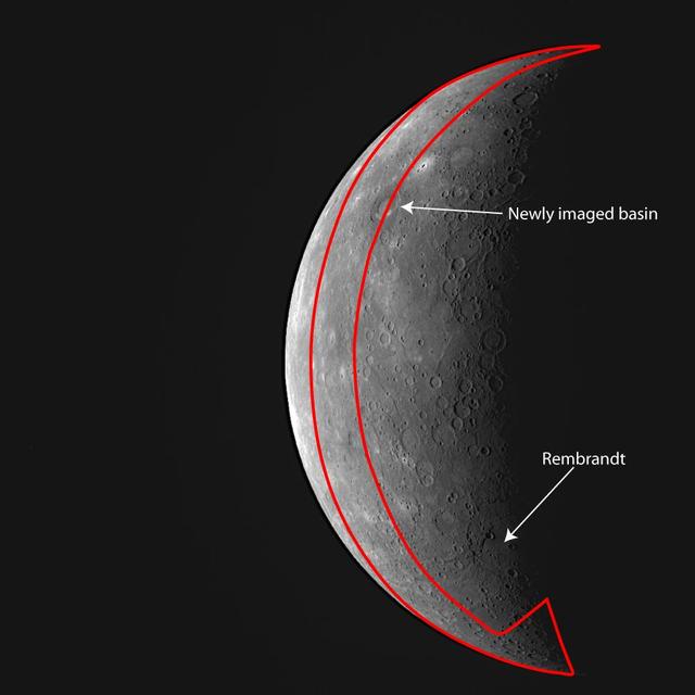 Outlining MESSENGER New Imaging Coverage