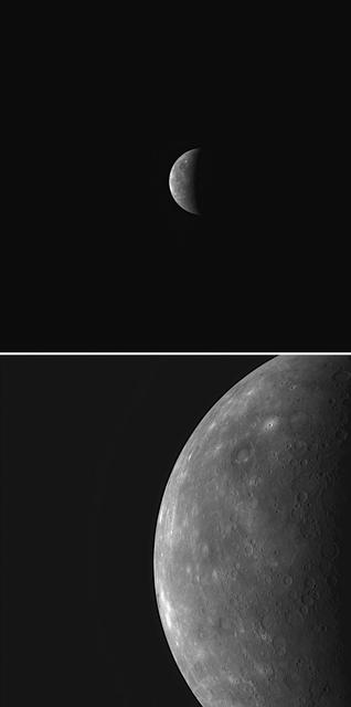 NASA image: Capturing Mercury through MESSENGER Dual Cameras