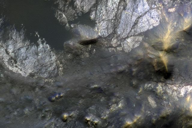 NASA image: Bedrock Exhumed from the Deep
