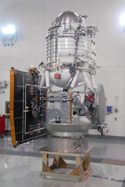 NASA image: NASA WISE Spacecraft Situated on Work Stand