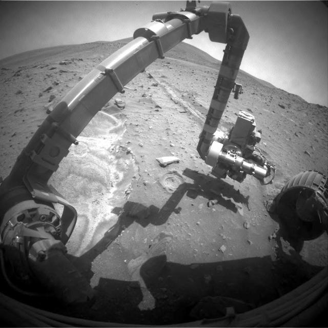 Spirit Robotic Stretch on Sol 2052