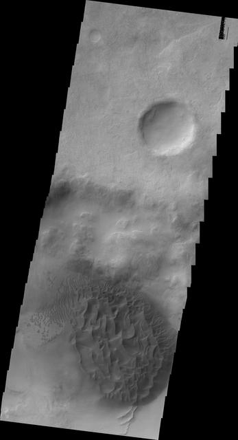 NASA image: Dunes east of Proctor Crater