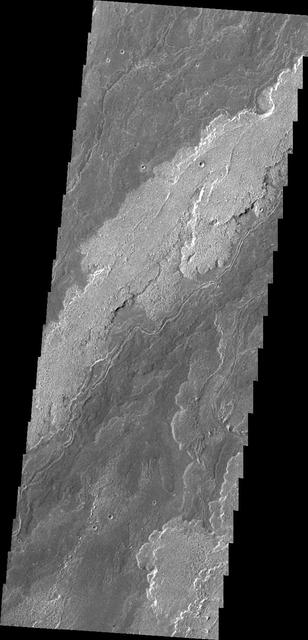 NASA image: Arsia Mons Flows