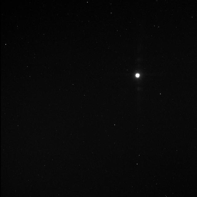 This image from NASA MESSENGER is one of many from the latest vulcanoid search are currently being transmitted to Earth. Vulcanoids are small rocky bodies that have been postulated to exist but not yet been detected.