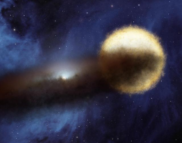 NASA image: Mystery of the Fading Star  Artist Concept