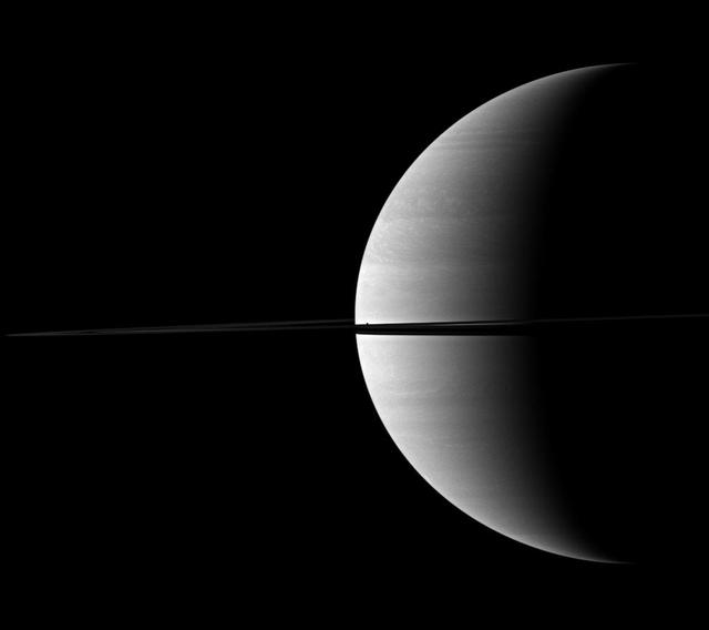 NASA image: Gas Giant, Mini Moon