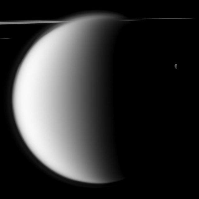 NASA image: Big Obscures Small