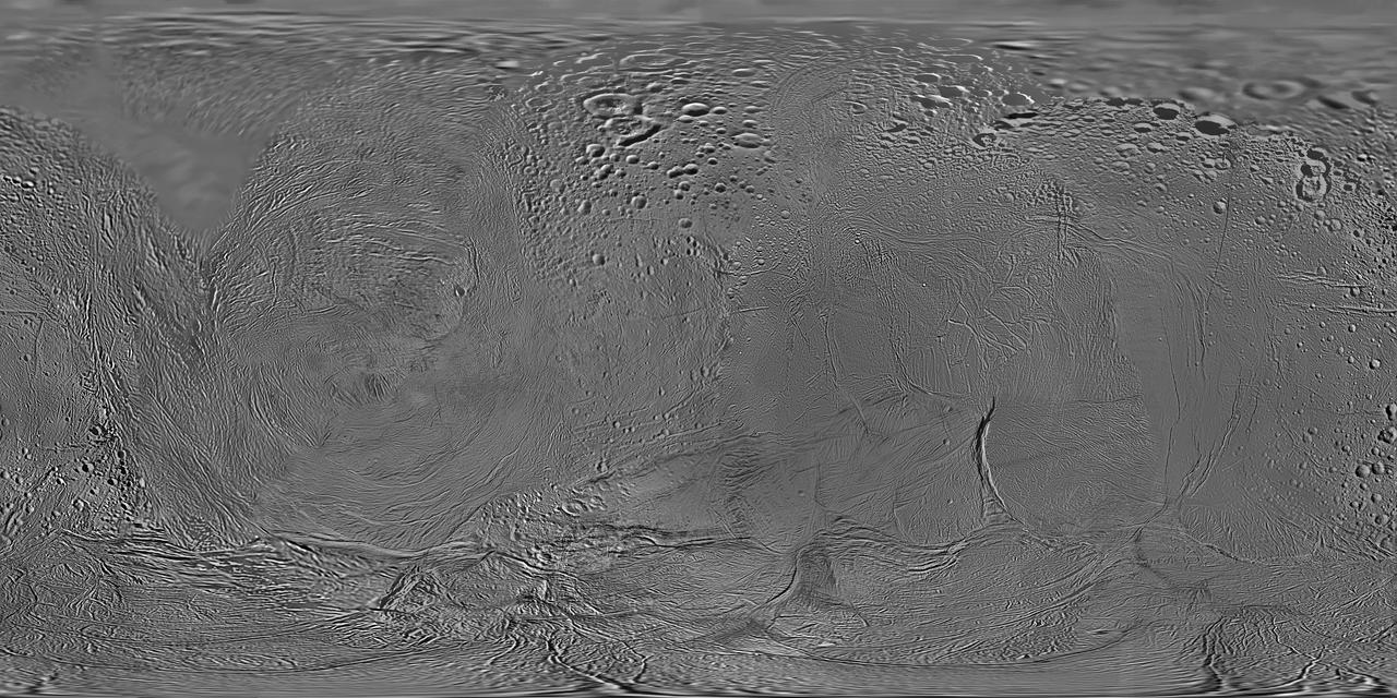 Map of Enceladus - February 2010